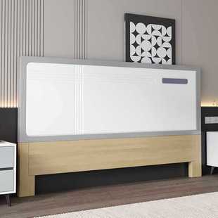 ✅ Bedside Baffle 1.8m Solid Wood Headboard Backrest 1.5m Bedside Single Purchase Economical Painted Bedside Floor Fixed