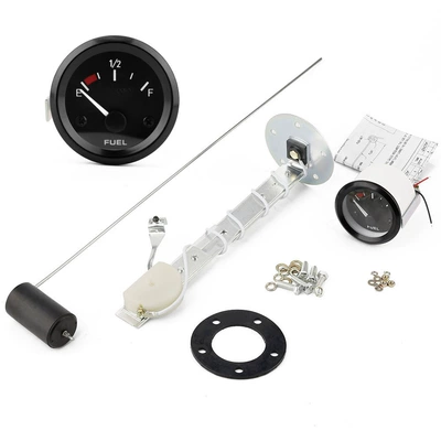 New 52mm Universal Car Multifunctional Instrument Panel for Detecting Oil Temperature, Oil Level, Water Temperature, Voltage, and Oil Pressure with Sensors (automobile instrument) - fuel-gauge