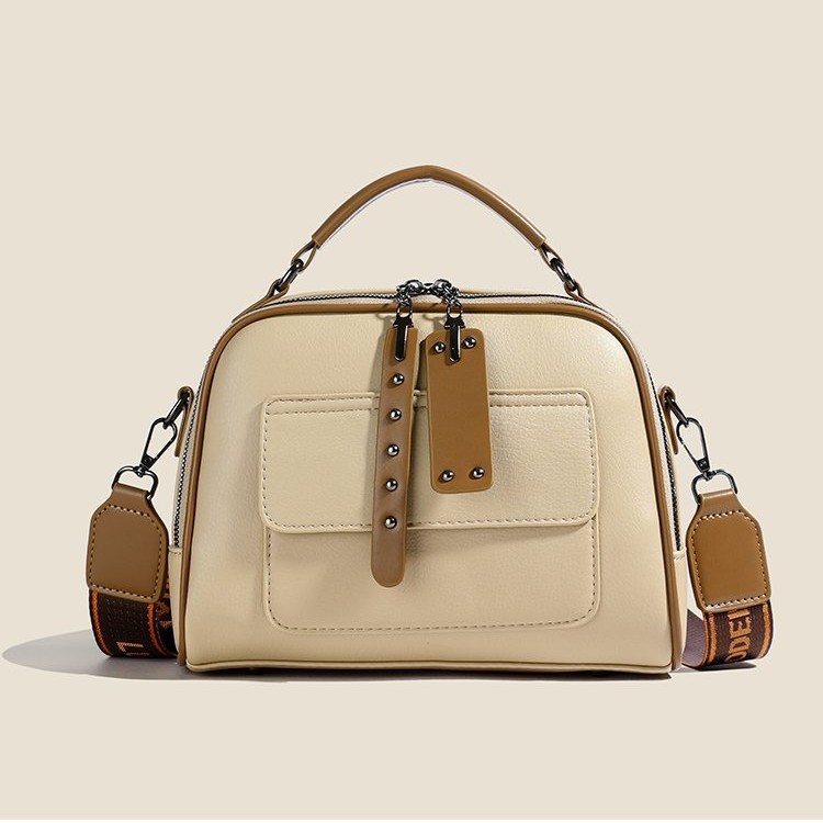 Spot atmosférico bolso de mensajero portátil para mujer 2024 nuevo bolso cuadrado de viaje de trabajo de gran capacidad multicapa versátil de mediana edad