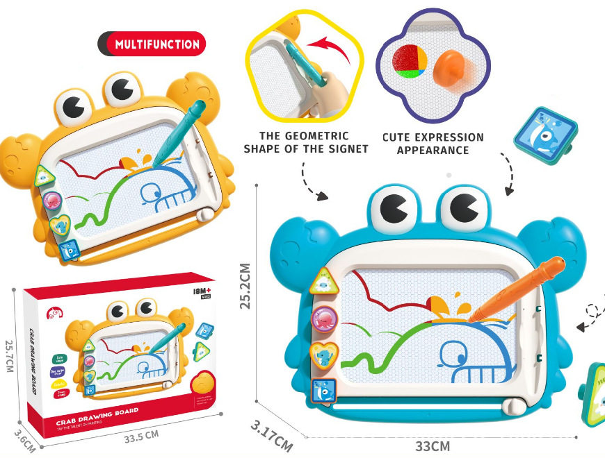 Tablero de dibujo magnético para niños transfronterizo Tablero de escritura para el hogar Tablero de dibujo de pintura para bebés El graffiti puede eliminar juguetes para bebés image 10
