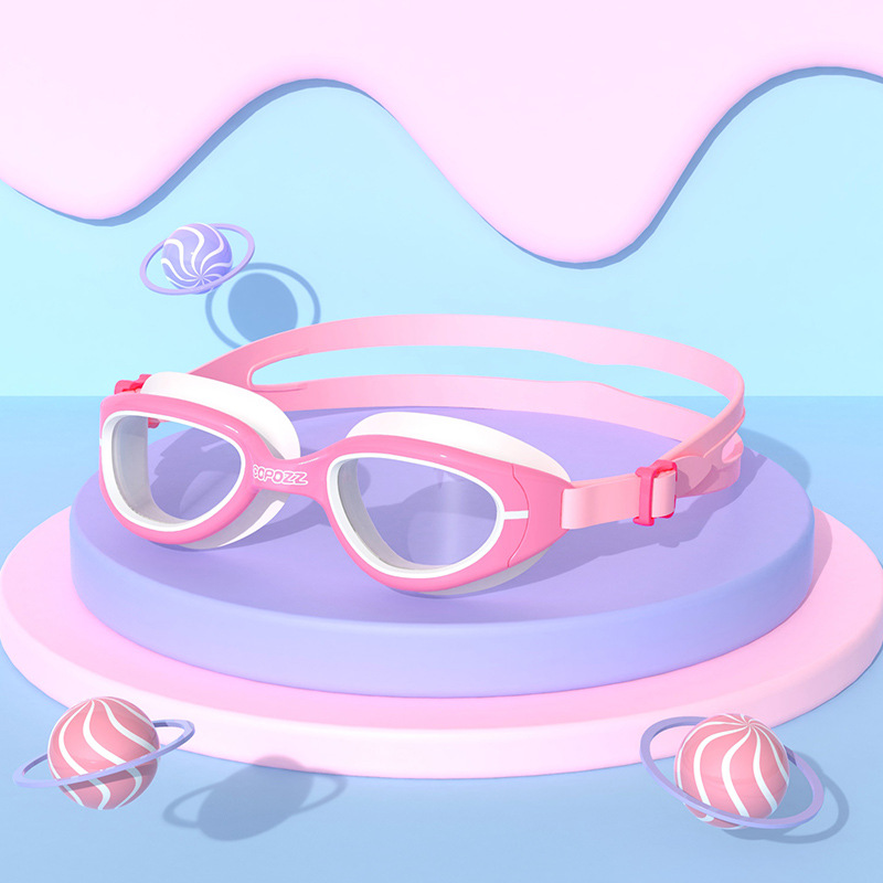 Gafas de Natación para Niños de 3-15 Años de PC Antiempañante