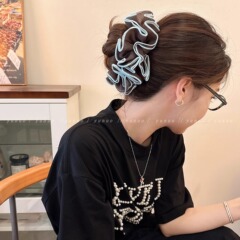 韓国重工業レースアジサイヘアバンドヘッドバンド女性のボールヘアロープゴムバンドヘッドフラワー 2025 新しいスタイル