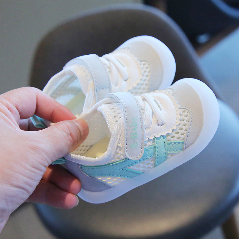 Zapatos de bebé de primavera, verano y otoño zapatos de niño de suela blanda zapatos de bebé de 0-1-2 años Zapatos de otoño para niños zapatos blancos de 8 meses