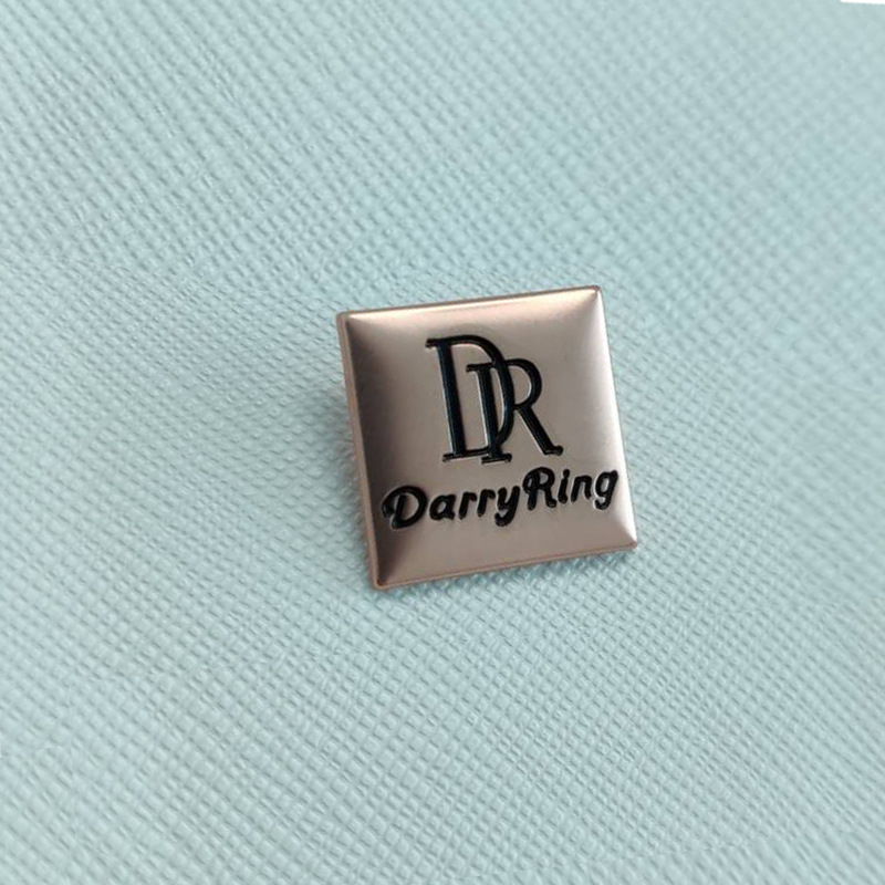 金属logo标贴凹字母点漆铭牌电镀镍色标牌不锈钢铭牌锌合金标识牌