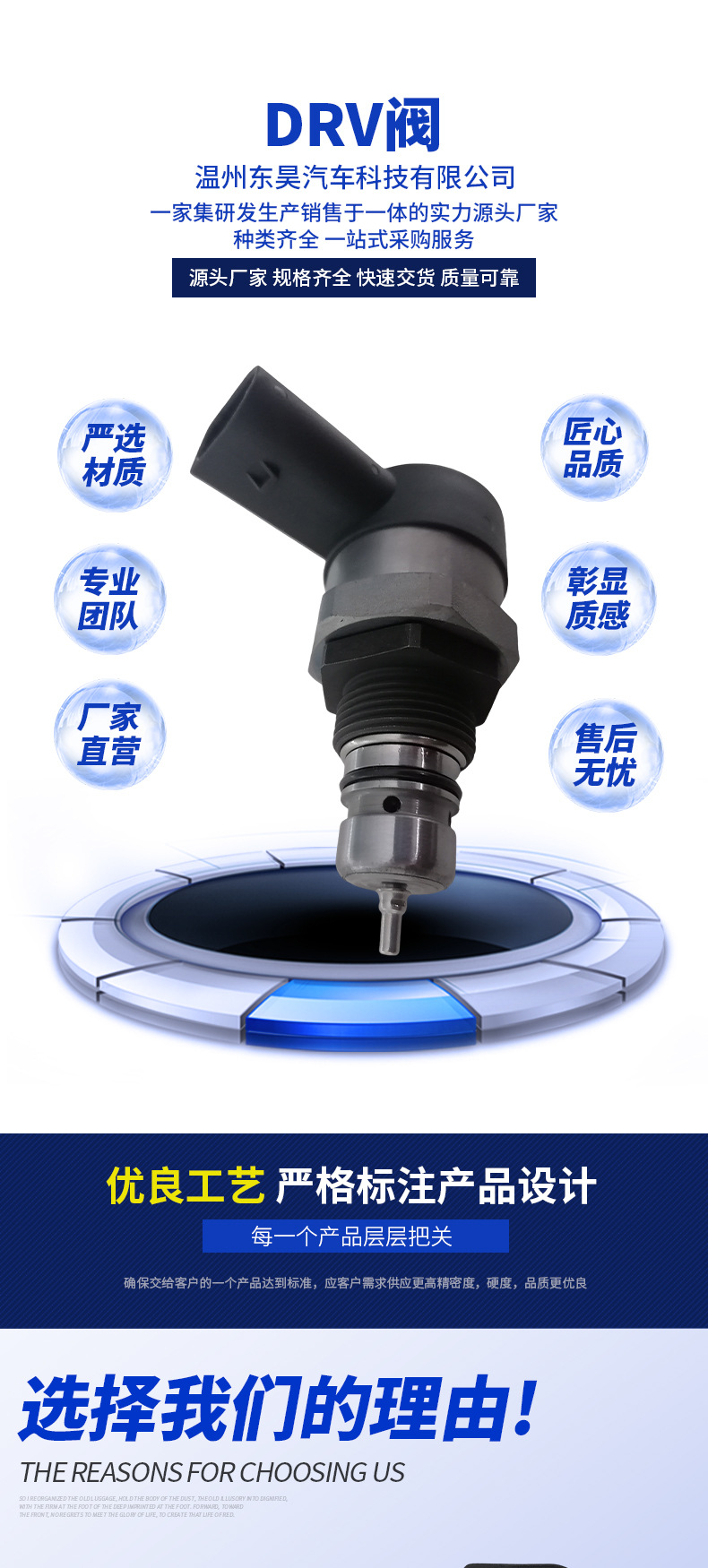 Auto parts fuel common rail pressure regulating control valve DRV 0281002949