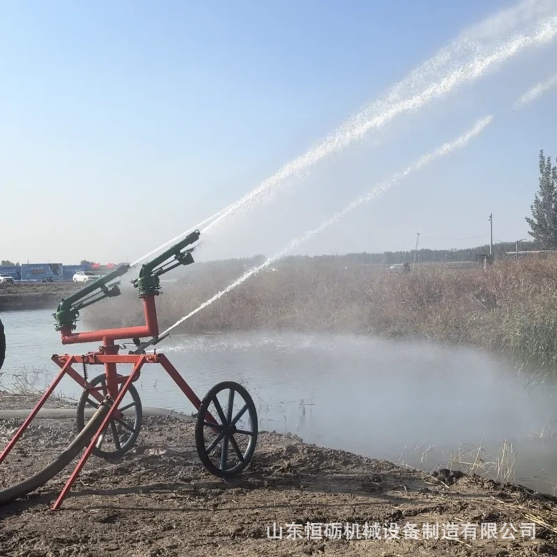 现货直销 农用50涡轮高压喷枪  小麦玉米浇水灌溉高压喷枪喷灌机
