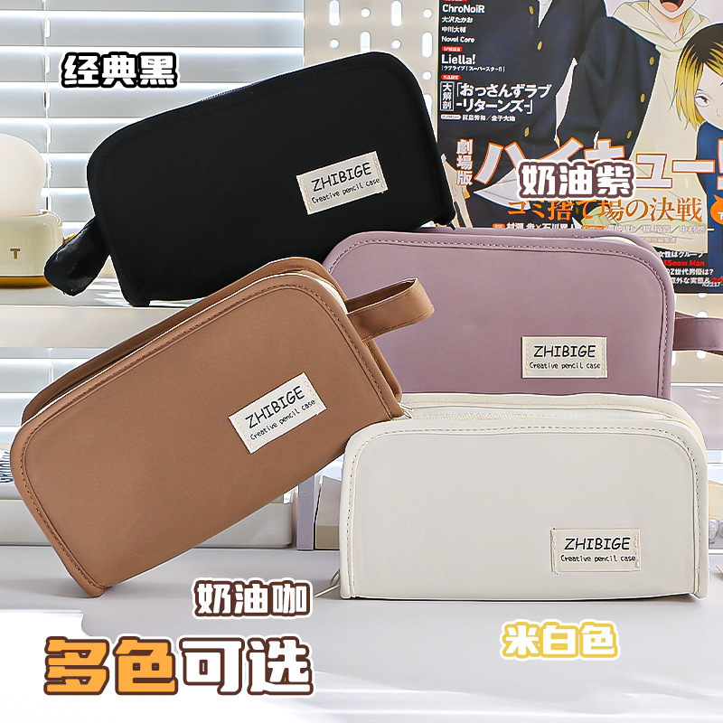 透明筆袋可放吧唧社恐隱藏痛包文具盒純色大容量高顏值夏季新款