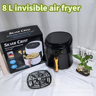 6-8L Air Fryer Multifunctional Intelligent Touch Screen Oven Large Capacity Air Fryer Electric Fryer French Fries Machine