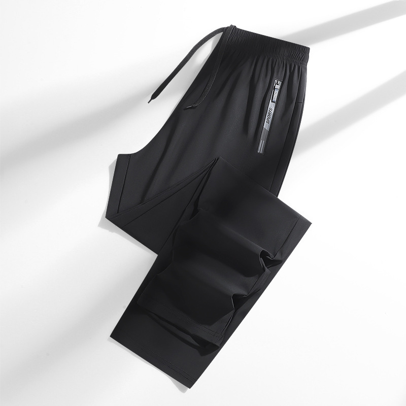 Ice Silk Casual Pants, Summer Quick-Dry Long Pants, Trendy Versatile Thin Sports Pants Ice Silk Casual Pants, Summer Quick-Dry Long Pants, Trendy Versatile Thin Sports Pants