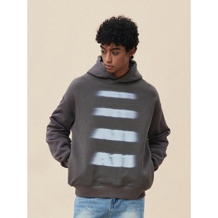 [/Thin] Heavy Chinese Cotton/Silver Fox Velvet Double Hat Phantom Letter Printed Sweat