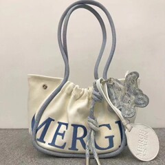 2025泰国设计师品牌 Merge联名款abina限定托特包miu系挂饰手提包