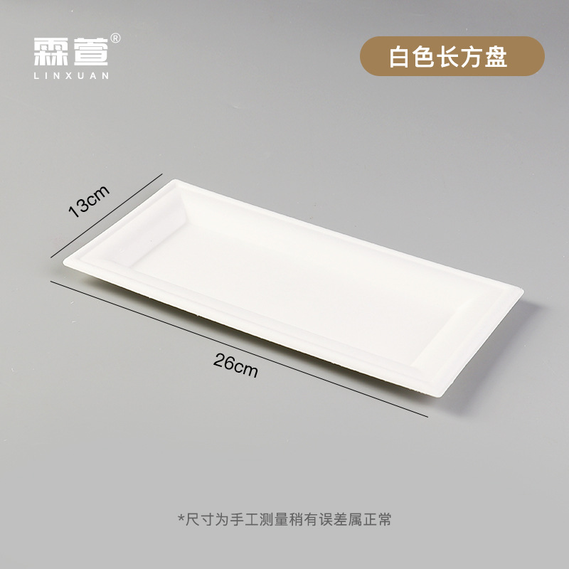 10 인치 직사각형 플레이트 (2 대 1)