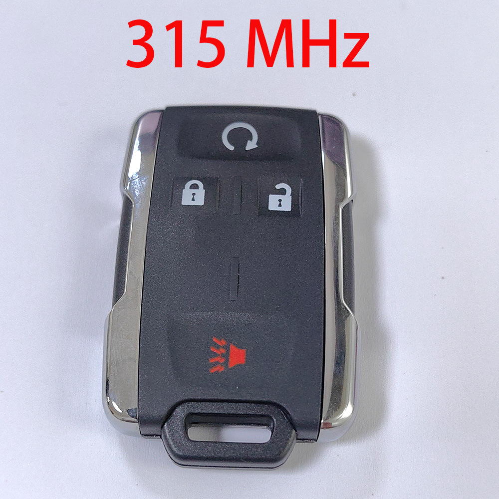 Chevrolet 4-Button Remote Car Key M3N-32337100 M3N-32337200 for Chevrolet (Car Keys) - a-4-button-silver-315mhz