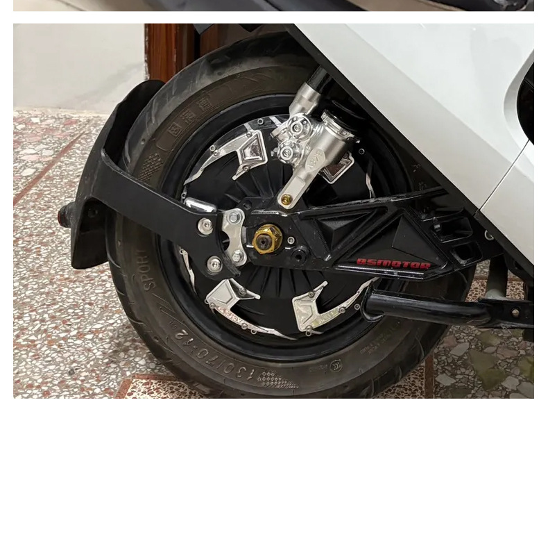 Electric Vehicle Fender Extension Rear Bracket Suitable for No. 9 E125/200P/Mk2 Extended Mud Tile Bracket
