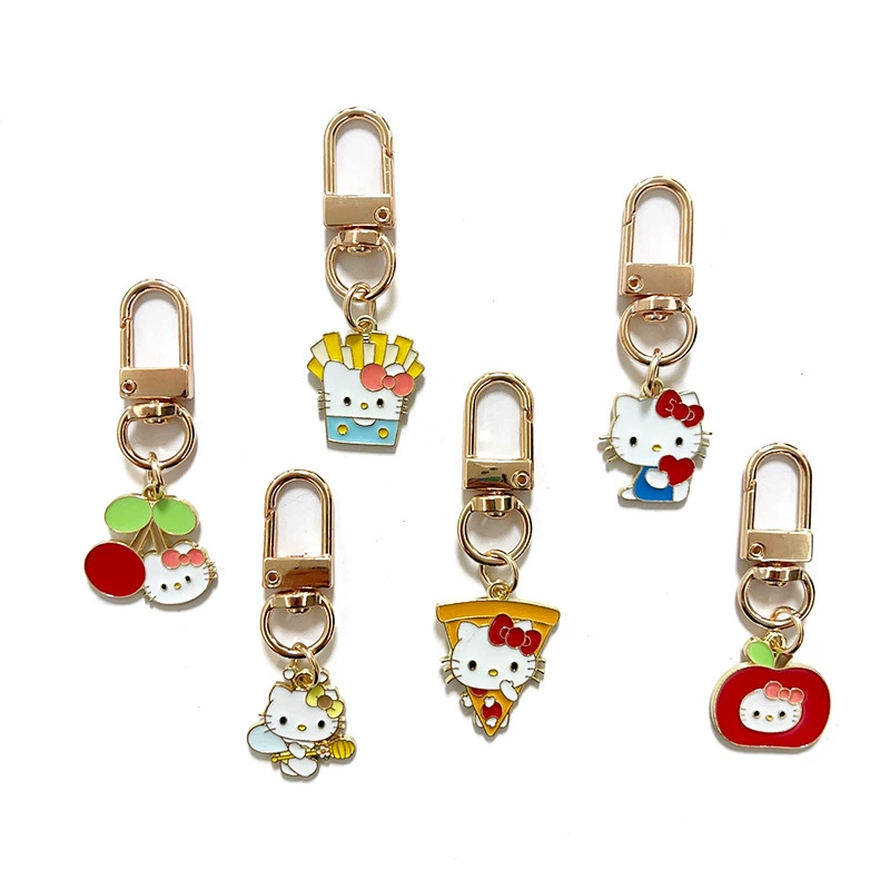 Hello Kitty, Hello Kitty, японский милый брелок, USB-флешка с молнией, наушники, сумка для аксессуаров, подвеска