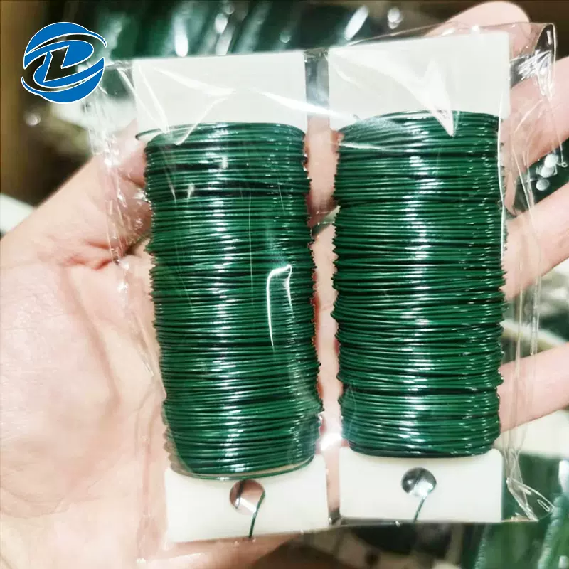 彩色金属丝圣诞花环丝假花花杆手工捆绑扎丝丝烤漆装饰丝彩色铁丝