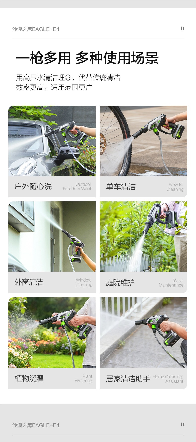 Greenfield Wireless Car Washing Machine, Household Lithium Battery High-Pressure Water Gun, Handheld Convenient Charging Car Washing Pump, Cleaning Tool
