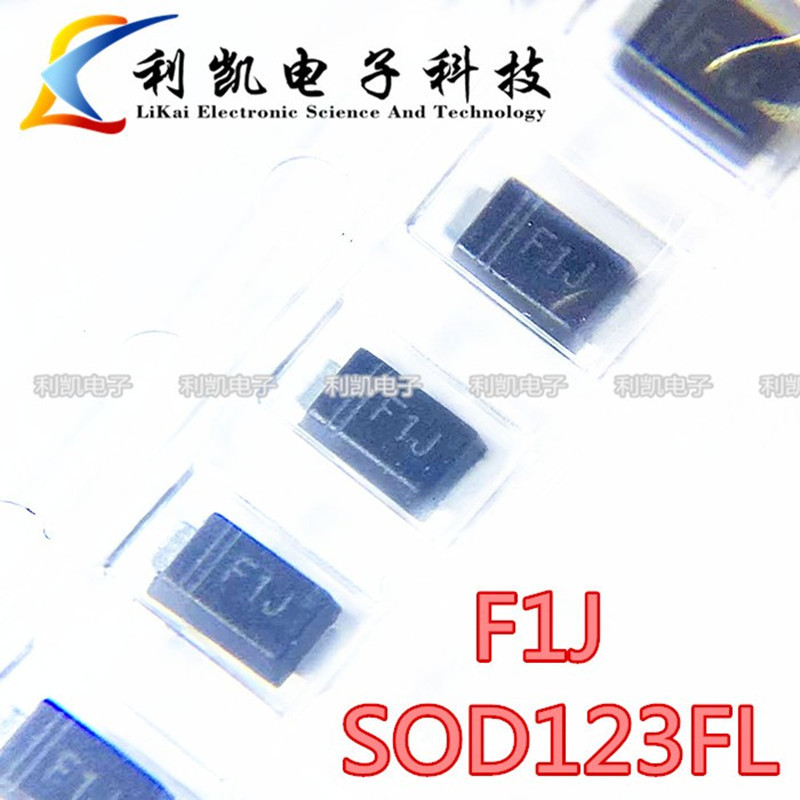DFR1J F1J FJ RJ 1A/600V SOD-123FL 1206超薄 贴片快恢复二极管