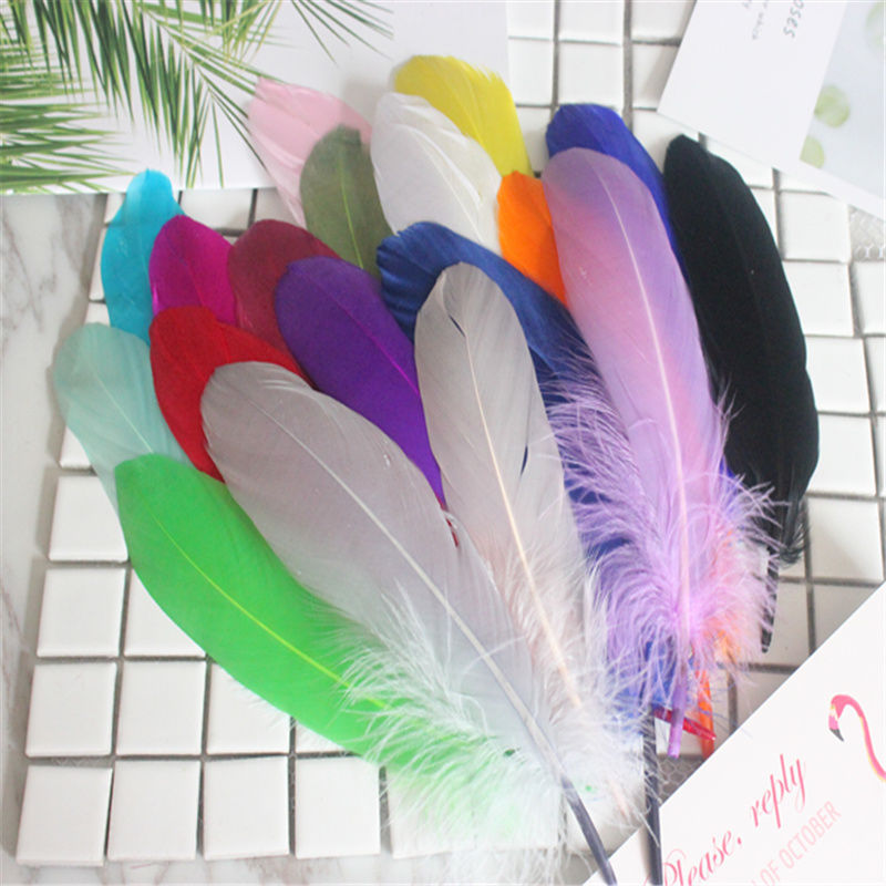 Feather DIY parts bulk colour airily Goose Jewelry decorate diy decorate parts One piece On behalf of