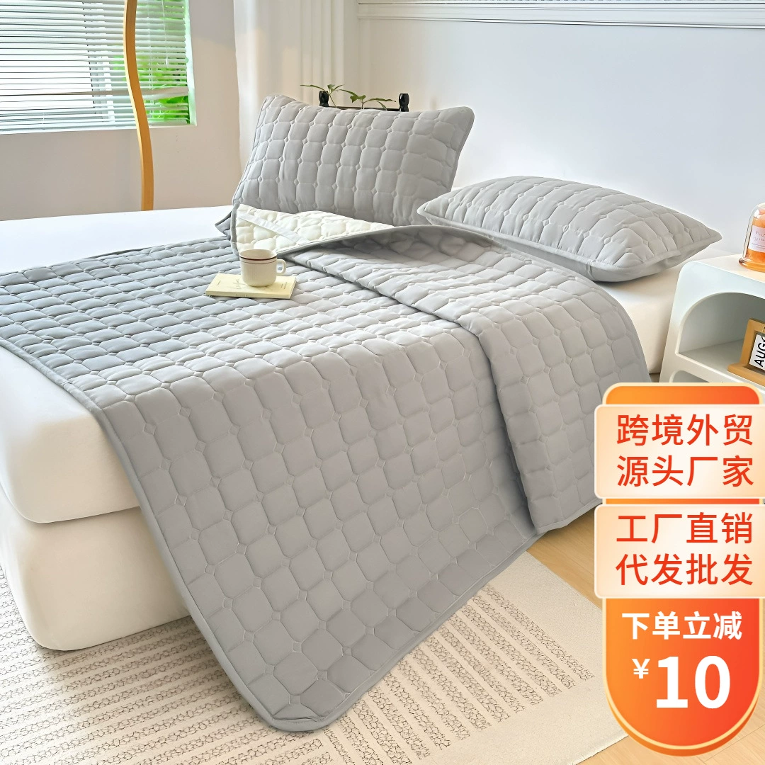2025 новый антибактериальный четырехсезонный наматрасник мягкий чехол для матраса нескользящий студенческий мягкий матрас простая серия