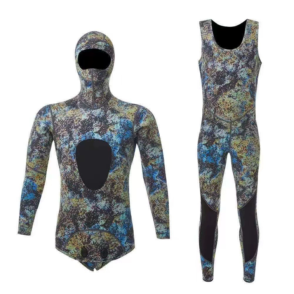Разделённый длинный рукав, утепляющее оборудование, дайвинг, 3 мм