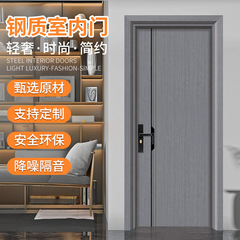 佛山亜鉛合金ドア転写塗装ドア平戸賃貸住宅家庭用寝室ドア現物鋼製ドア