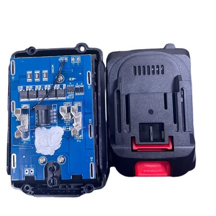 Makita Lithium Battery Shell Set with 5Mos High-Power Protection Board, Battery Box with Charge Display, Complete Set