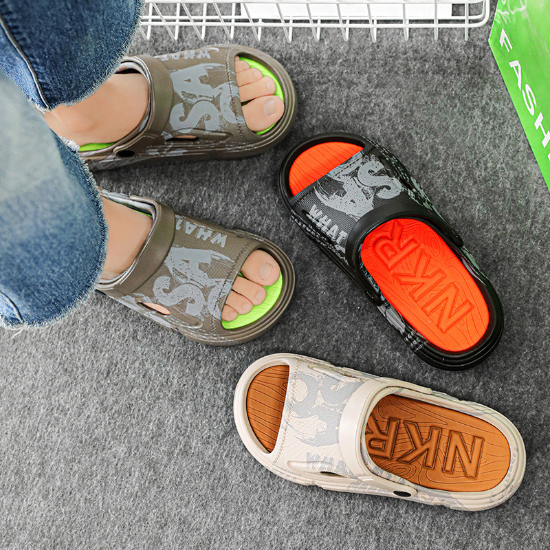 Pantofole estive antiscivolo di alta qualità per interni ed esterni, taglie forti, sandali da spiaggia per uomo e donna, ideali per sport all'aria aperta, guida e molto altro._voghion.com