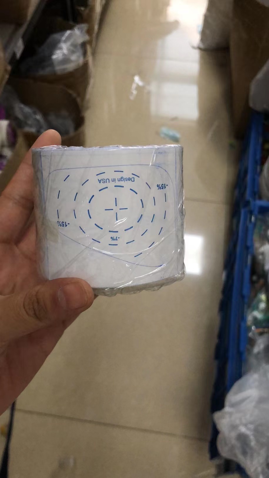 Pegatinas hardcore 200 pegatinas 1 rollo azul