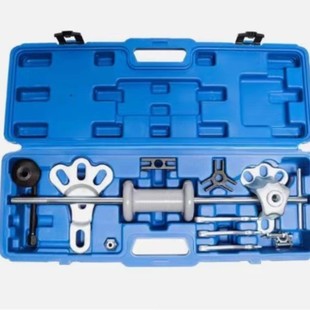 19-Piece Universal Slide Hammer Set Car Wheel Bearing Removal Tool Rear Wheel Puller Half Shaft Slide Hammer Puller