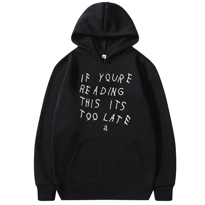 Drake Letter Print Hoodie Mens Womens High Quality Hoodies