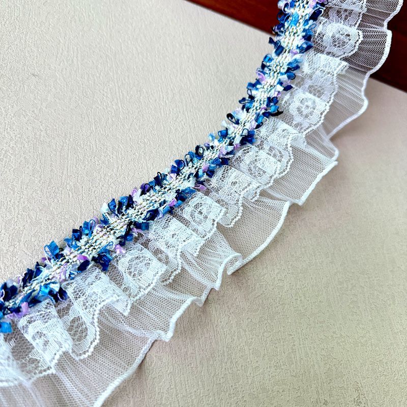 しわ二重レースカーテン飾り材料服装補助材料服とアクセサリーの頭飾り材料バッグ