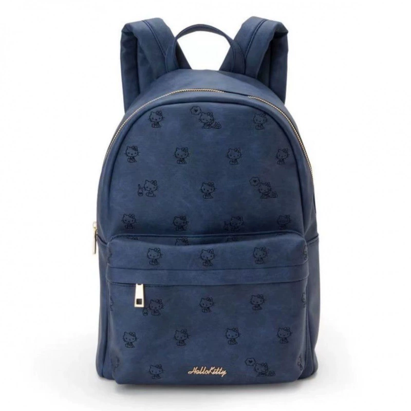 Мини-рюкзак (Hello Kitty) ретро сумка через плечо, под замшу, 13,25×9×18,5 см, 0,405 кг