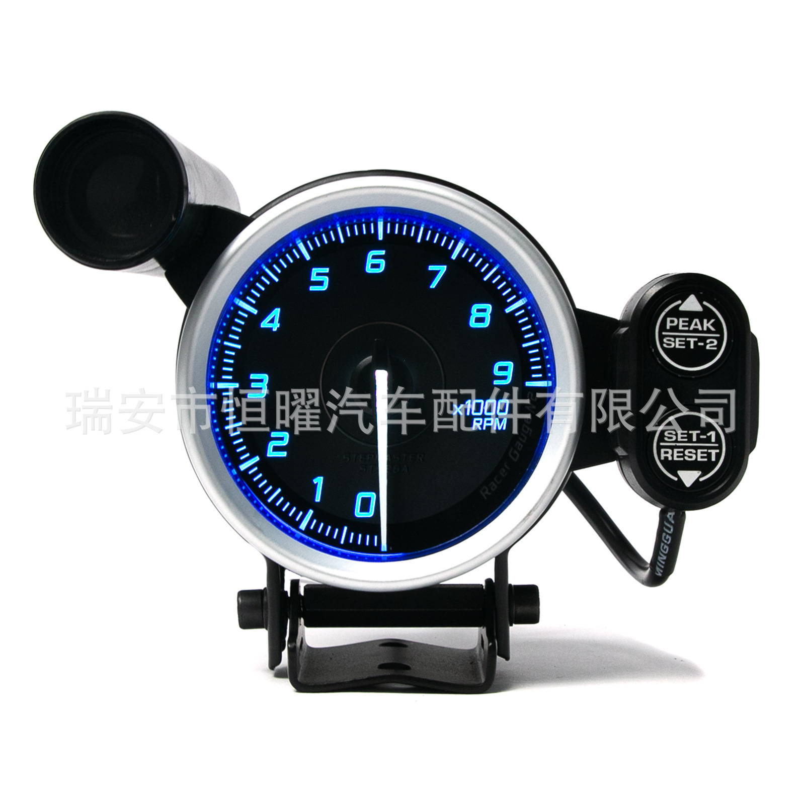 Cross-Border Car Modification Accessories 80mm 3.75inch Tachometer 11000 Speed N2 7-Color Backlight Suitable for