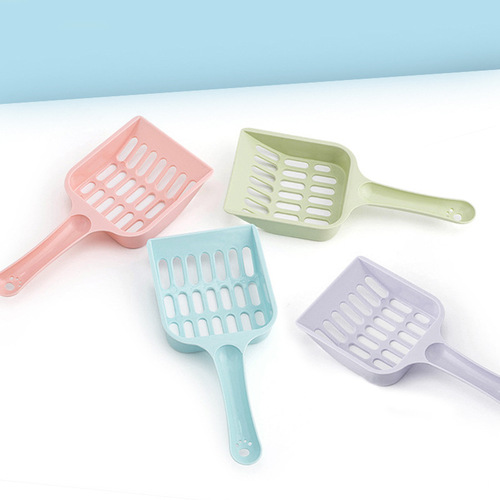 Cat litter shovel plastic cat poop shovel manufacturer direct sales fine hole pet cleaning supplies cat poop shovel cat litter shovel