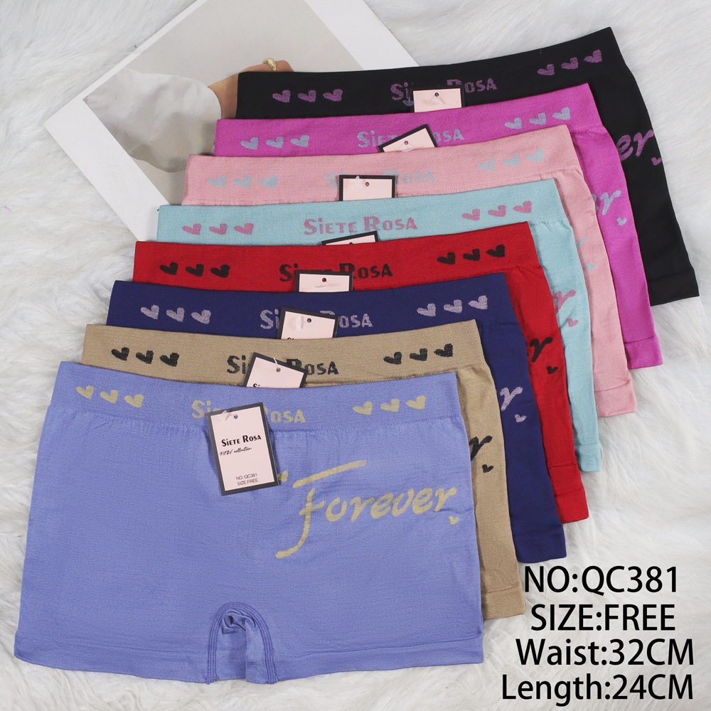 Calzoncillos de verano para mujer, pantalón de seguridad antideslumbrante de boxer, calzoncillos de boxer para mujer ajustados, elásticos suaves, transfronterizos