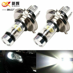 国境を越えた自動車ledライトh4 100w 20ledフォグランプ3030 9005 h 16 h 7 h 1ヘッドライト