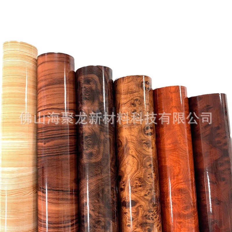 Waterproof Sticker Pear Flower Wood Grain Self-adhesive Wallpaper Car Color Change Interior Film Wood Grain