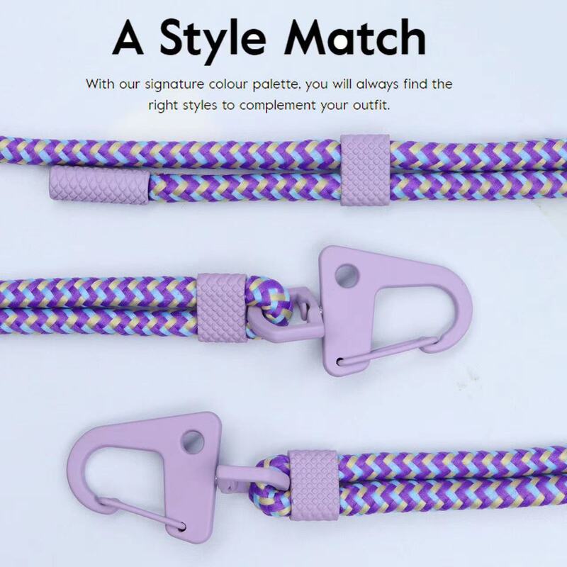 Amazon Explosive Lanyard Anti-loss Adjustable Slant Hanging Anti-fall Mobile Phone Case Suitable for IPHONE14 Spot Hair