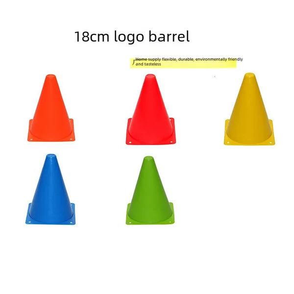 7in Logo Bucket Football Training Equipment Obstacle Logo Plate Kidsren 18cm Ice Cream Cone Logo Bucket Road Cone