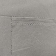 多 F 春亚纺 全涤搭扣布面料 魔术贴布料 现货黑色经编抓毛绒布