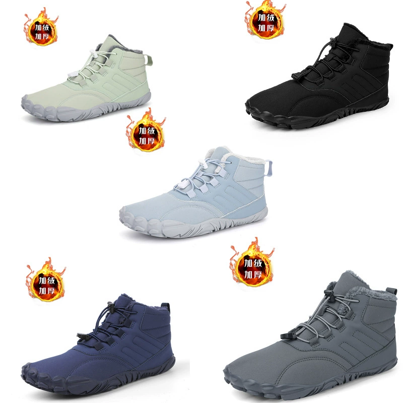 Зимние мужские снежные ботинки 2025 года, утепленные хлопковые ботинки для пожилых, теплые ботинки на флисовой подкладке, средние ботинки для среднего возраста, короткие ботинки