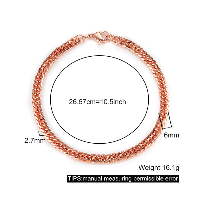 国境を越えた速達でアマゾンの男性の純銅のブレスレットを販売しています。