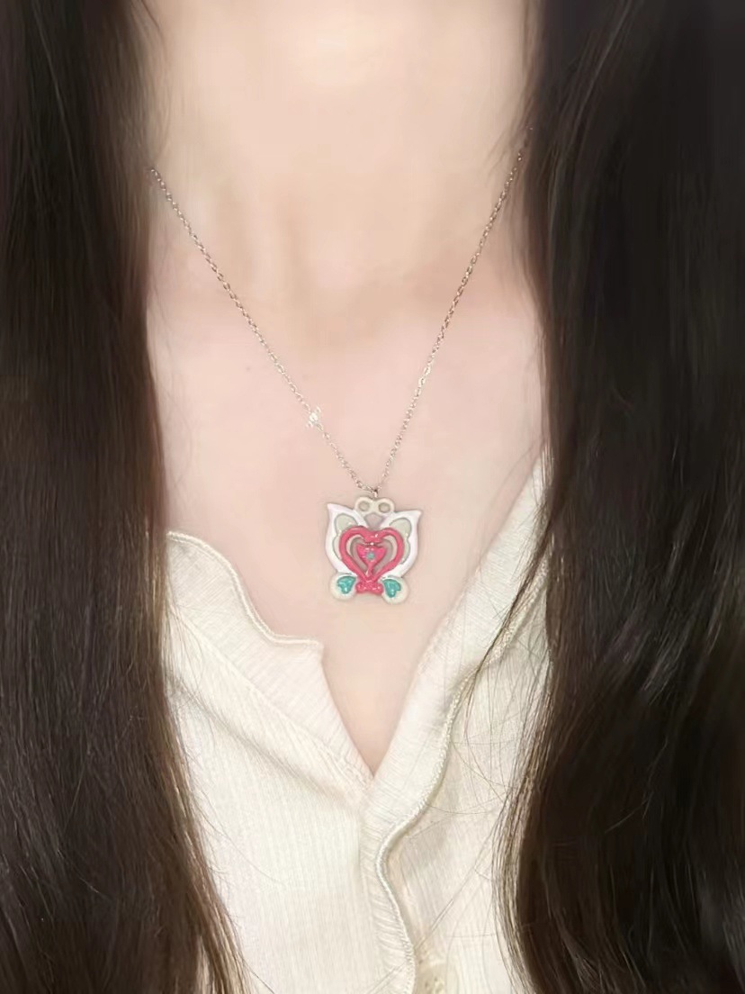 Dopamine Jewelry Balala Little Magic Fairy Transformation Magic Wand Necklace Gentle Temperament Girly Simple Clavicle Chain for Women