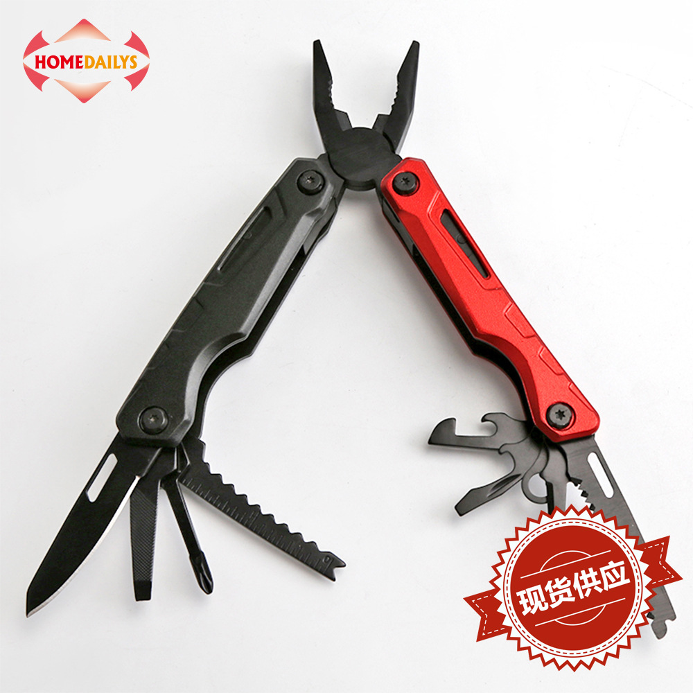 厂家批发 不锈钢小中号钳 家用组合多用刀钳折叠户外多功能工具钳