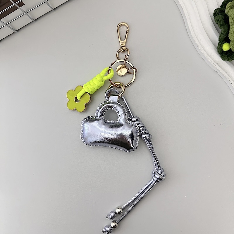 レザーミニバッグストラップハイエンドペンダントpu光沢のある光沢のあるパーソナライズされたペンダントレトロな車のキーホルダー|undefined