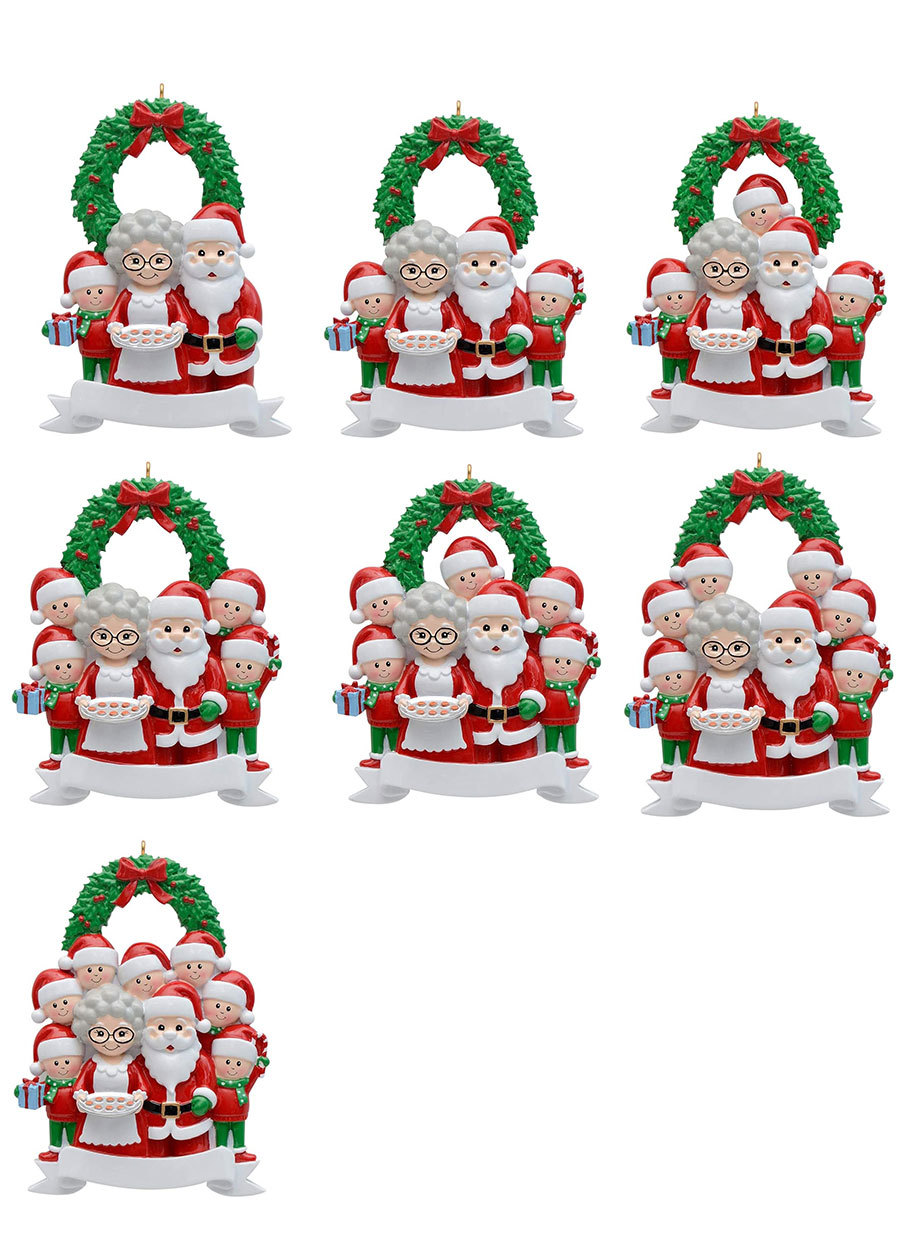 2021新品圣诞节树脂挂件圣诞树装饰品小吊饰Christmas Ornaments详情38