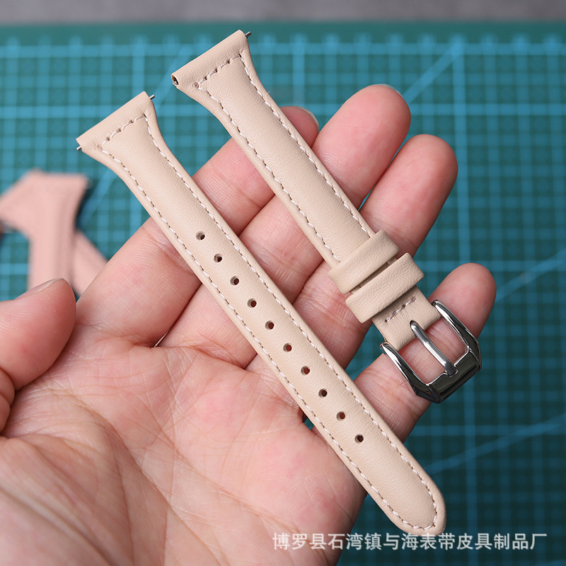 Suitable for Huawei Watch Gt5 Watchband Watchgt5 Genuine Leather Quick-Release Gt4 Men's and Women's Models Gt5 Cowhide 18/22mm