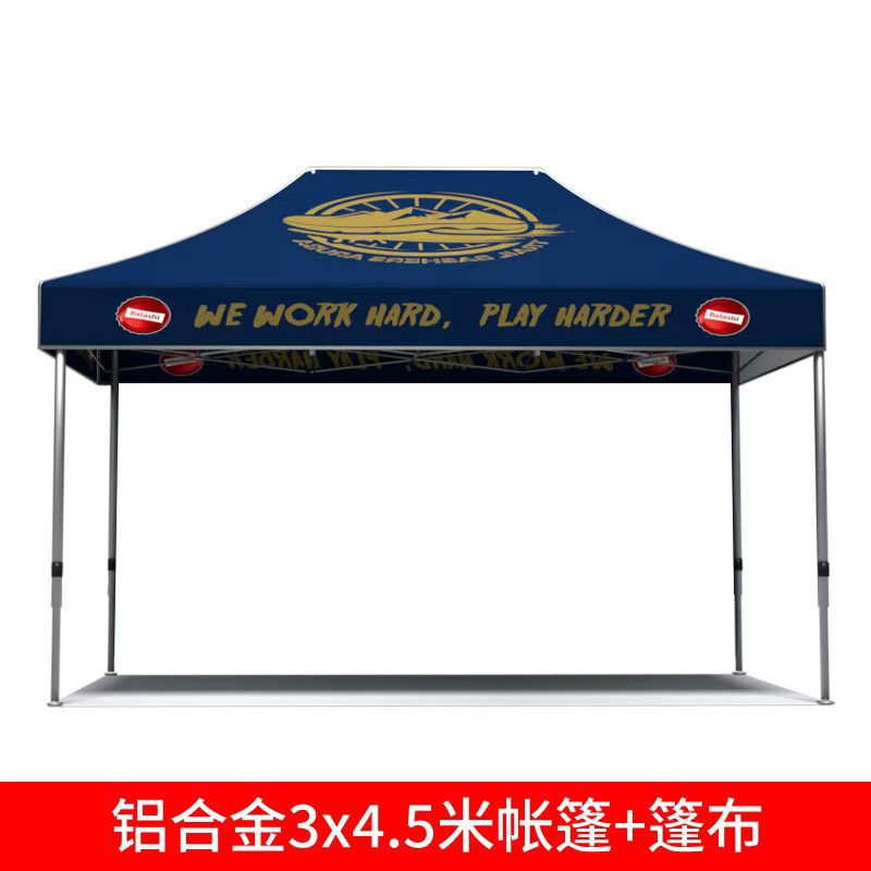 Carpa de publicidad transfronteriza 3x3m tienda de exhibición de aleación de aluminio plegable 40 marco de aluminio cuadrangular tela plegable personalizada