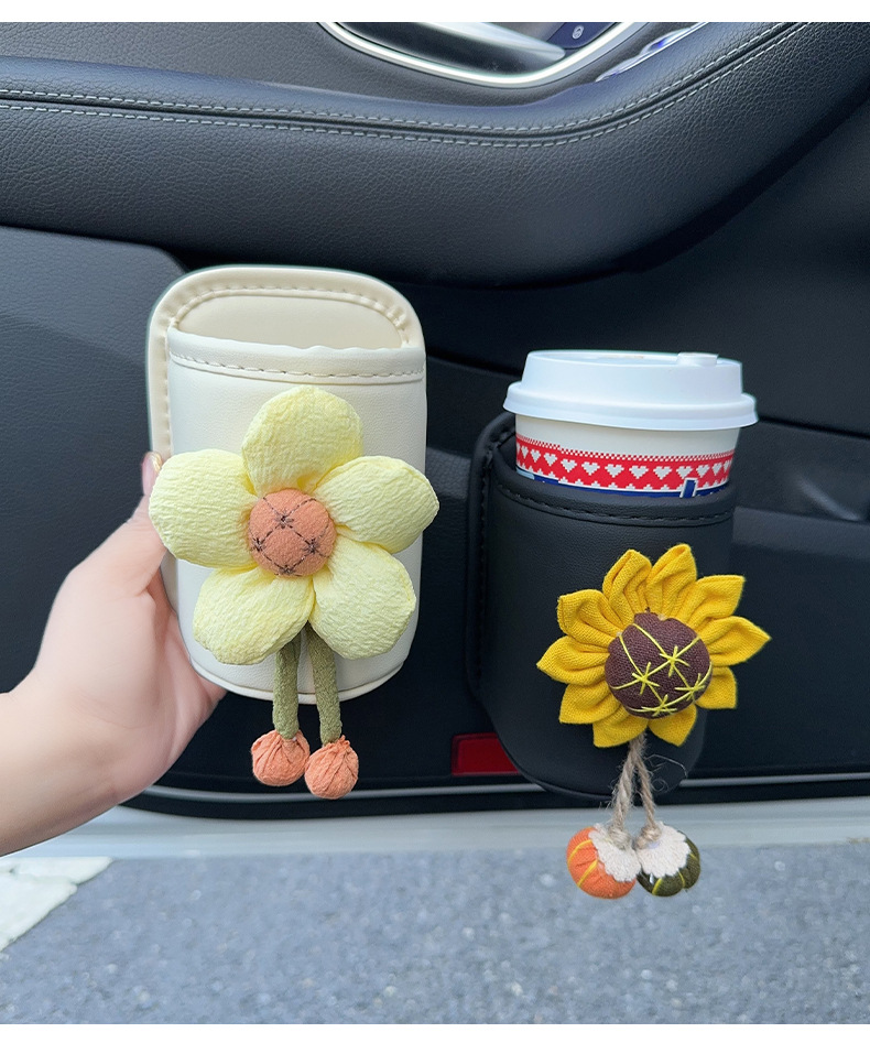 Car Seat Cup Holder Backrest Fixed Storage Car Door Side Drink Rack